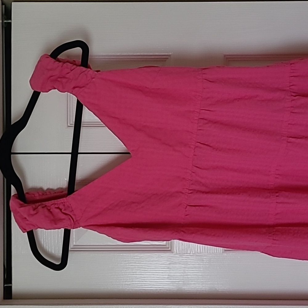 Cap sleeve midi dress with bow detail